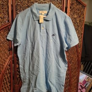Aeropostale polo shirt blue L NWT